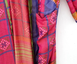 Kimono indien en soie mélangée Poli Boho grande taille Robe de chambre Kimono en soie pour femmes - Product Image 6