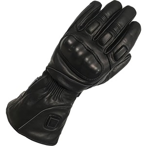 Gants de moto vintage en cuir unisexes, pour motocross, écran tactile, sport de plein air, doigts entiers, respirants, protection UV - Product Image 1