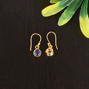 925 Sterling <b>Silver</b> Crystal Gemstone Elegant <b>Dangle</b> <b>Earrings</b> for Women - Product Image 4