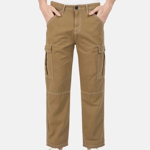 Pantalon cargo pour homme, tendance, confortable, respirant, léger, en polyester/coton, fermeture à cordon, haute qualité - Product Image 4