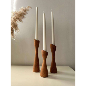 Portavelas Decorativo Rústico de Madera, Ecológico, para Velas de Cera, Precio Económico, Decoración para Hogar y Jardín, Portavelas para Velas de Té - Product Image 5