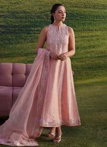 Sehr Co. International PK Party Wear Pakistani Silk Formal Salwar Dresses <b>for</b> <b>Women</b> Floor-Length Wrinkle Free Quick Dry Regular - Product Image 2