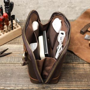 Organizador de Cables de Cuero de Alta Calidad, Porta Cables Resistente, Bolsa de Viaje para Dispositivos Tecnológicos, Estuche para Gestión de Cables, Suministro Global LCO-0089 - Product Image 6