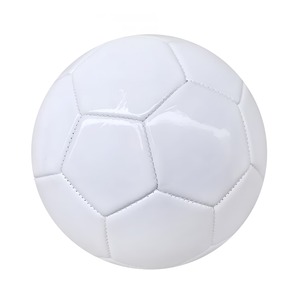 <b>White</b> PVC Soccer Ball Stitched <b>Football</b> for Entertainment Graffiti Painting Sports Game - Product Image 6