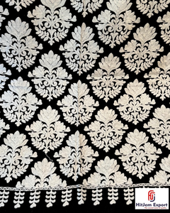 Fabricant de tissus brodés en coton de qualité supérieure, fournisseur OEM ODM de textiles sur mesure pour robes de mariée et robes de soirée - Product Image 6