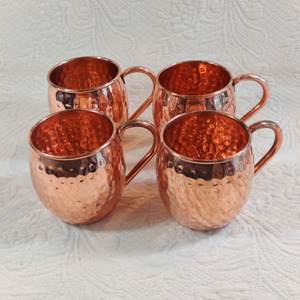Juego de tazas Moscow Mule, artículos para bebidas y cócteles, proveedor mayorista, marca privada, exportación, compradores globales - Product Image 4