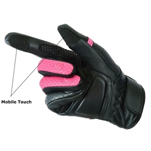 Professional Motorbike Gloves For Unisex Leather Gloves <b>Foam</b> <b>Padding</b> Protection Full Finger Waterproof Mobile Touch Racing Glove - Product Image 2