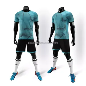 Uniformes de Fútbol Personalizados, Sublimados, 100% Poliéster, Transpirables, Antibacterianos, de Secado Rápido, Conjuntos Completos de Camisetas de Fútbol - Product Image 5