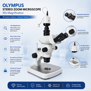 Microscope stéréoscopique à zoom 40X |   Microscope de laboratoire optique pour la recherche, l'inspection industrielle, OEM, ODM, approvisionnement en gros - Product Image 5