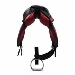 Cómodo Sillín Inglés con Estructura de Plástico y Cuero PU para Montar a Caballo, Entrenamiento, Actividades al Aire Libre y Uso Diario - Product Image 6