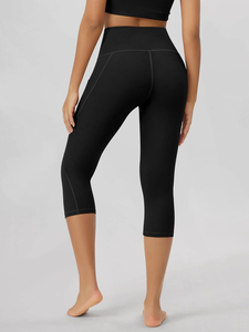 Leggings de yoga pour femmes de haute qualité, taille personnalisée, respirants, séchage rapide, confortables, vêtements de sport pour la gym et l'entraînement, vente en gros - Product Image 3