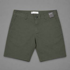 Pantalones Cortos Chino de Algodón para Hombre, Corte Recto, Casuales, de Sarga, para Verano, Venta al por Mayor, OEM, ODM, Marca Privada, Lote en Stock, Exportación - Product Image 1