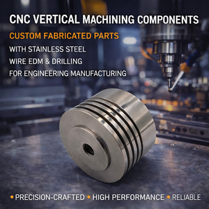ชิ้นส่วนเครื่องจักรกลซีเอ็นซีแบบตั้งโต๊ะ ชิ้นส่วนที่ผลิตตามสั่งด้วยวิธีตัดลวดสแตนเลสด้วยไฟฟ้า (Wire EDM) และการเจาะ สำหรับการผลิตทางวิศวกรรม - Product Image 3