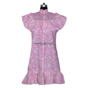 Vestido de Verano 2026, Nuevo Estilo de Moda para Mujer, Vestido de Manga Corta con Estampado Floral, Elegante, Holgado e Informal - Product Image 2