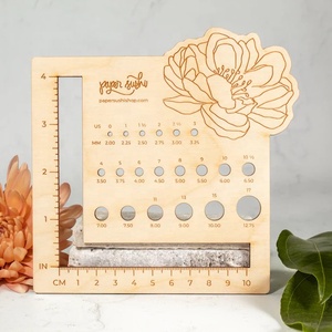 Jauge de fil Shenbo-Règle à aiguille à tricoter et outil de mesure de percussion pour femme - Product Image 1