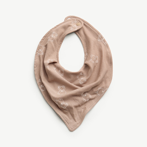 Babero Triangular Unisex para Bebé con Estampado de Oso, Modal y Spandex, Sin Mangas, Cierre a Presión, Recién Nacido, ODM Vietnam - Product Image 1