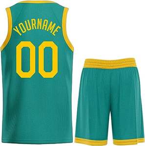 Ensembles d'uniformes de basketball pour hommes adultes, respirants et à séchage rapide, sans manches, personnalisables pour équipe, avec icône similaire, uniques et sur mesure - Product Image 2