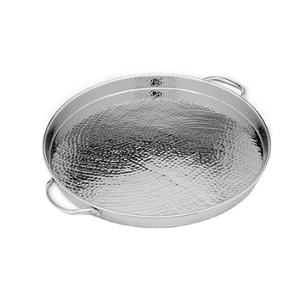 Plateau de service en métal arrondi pour décor de ferme pour la maison, l'hôtel, les mariages, les bureaux à bas prix - Product Image 1