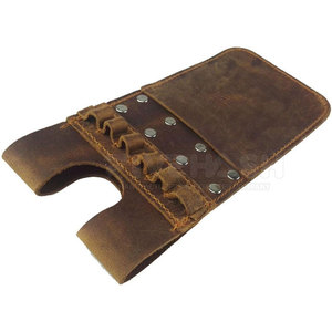 Handmade Leather <b>Quiver</b> for Archery Shooting Hunting Gear Durable Style Back Holder with Adjustable Strap and Storage Design - Product Image 5