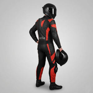 Traje de Carreras de Motocicleta Profesional Personalizado de Una Pieza, con Protección CE, de Cuero Vacuno, Equipo de Seguridad para Motociclistas, Traje Deportivo Personalizado para Motociclistas - Product Image 4