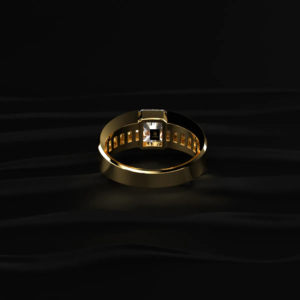 Anillo de Diamante Cultivado en Laboratorio, Anillo de Compromiso, Color D a F, Oro, Plata, Amarillo, Blanco, Oro Rosa, Certificado IGI, Anillo de Joyería Solitario - Product Image 3