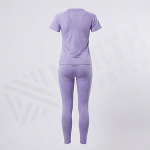 Ensemble de yoga pour femmes, vêtements de sport respirants pour la gym, tenue de fitness, vêtements de sport athlétiques, tenue de course à pied - Product Image 2