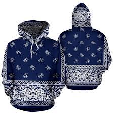 Sudadera con Capucha y Estampado de Bandana Personalizada para Hombre |   Suéter Azul Marino Sólido para Primavera |   Sudadera con Capucha de Felpa de Algodón Grueso de Primera Calidad, Ecológica - Product Image 4