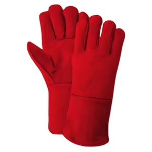 Guantes de Seguridad de Cuero Vacuno Reforzado de Primera Calidad, Guantes de Soldadura Reflectantes, Protección Contra Llamas para Manos y Brazos - Product Image 6