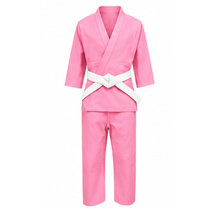 Kimono de judo de qualité supérieure pour l'entraînement aux arts martiaux, en tissu de coton robuste avec construction renforcée des genoux et des épaules - Product Image 4