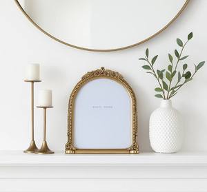 Marco de Fotos Vertical Dorado de Primera Calidad, Ecológico, Ligero, de Latón, para Decoración Clásica del Hogar - Product Image 4