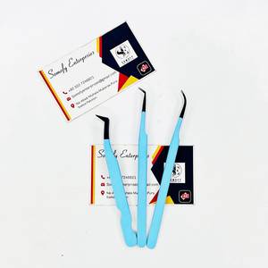Pinzas para Pestañas con Punta de Fibra, 3 Piezas, Pinzas Profesionales para Pestañas de Volumen, Herramientas de Maquillaje para Pestañas, Kit de Extensión de Pestañas - Product Image 2