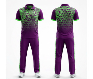 Uniforme Profesional de Cricket con Impresión por Sublimación Completa |   Uniforme de Cricket para Hombres, Mujeres y Jóvenes, Camiseta Polo y Pantalones, Conjunto Completo para Equipo - Product Image 4