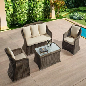 Ratán PE para todo tipo de clima, este resistente juego de sofás de mimbre aporta valor y estilo a largo plazo a cualquier espacio al aire libre - Product Image 3