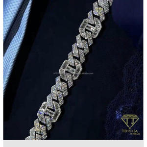 High-End Luxury Bracelet Featuring Emerald Cut Inspired Lab Grown Stones and Fully Flooded Statement Styling - Product Image 1