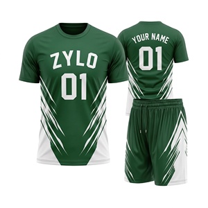 ชุดยูนิฟอร์มฟุตบอลแบบกำหนดเองจากโรงงาน ชุดฟุตบอล 7v7 เสื้อเจอร์ซีย์แบบกลับด้านได้ ผ้ารัดรูปน้ำหนักเบา โพลีเอสเตอร์ตาข่าย - Product Image 1