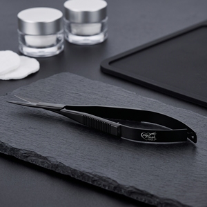 Ciseaux à ressort miniatures incurvés en acier inoxydable, outil professionnel pour la coupe des sourcils, des cils et des cuticules, pointes pointues, ergonomiques - Product Image 4