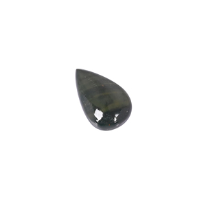 Cabochon en obsidienne verte naturelle polie, pierre précieuse en vrac 16x25mm 16,75 carats pour la fabrication de bijoux - Product Image 2