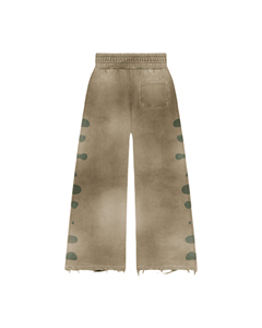 ชุดเซ็ตเสื้อฮู้ดดี้ผ้าฝ้าย 500GSM คุณภาพสูง ตกแต่งด้วยลายปักและคริสตัล พร้อมกางเกงขายาว ชุดวอร์มหรูหราสั่งทำพิเศษสำหรับผู้ชาย - Product Image 3