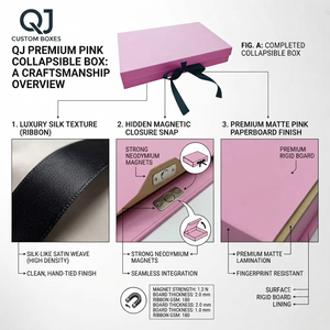 Caja Rígida Magnética Plegable de Lujo, Reutilizable y Ecológica, con Logotipo Personalizado al por Mayor, para Sets de Cosméticos y Cuidado de la Piel - Product Image 2