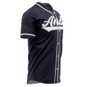 เสื้อเบสบอลซอฟต์บอลพิมพ์ลายตามสั่ง แบบติดกระดุม ระบายอากาศได้ดี เสื้อกีฬา - Product Image 3