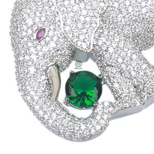 Ekansh Fashion Crystal Pearl <b>Brooch</b> <b>Pin</b>-Gold Plated Rhinestone Zircon Jewelry - Product Image 5