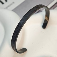 Bracelet tendance en acier inoxydable avec inscription arabe exquise, bijou islamique minimaliste, cadeau