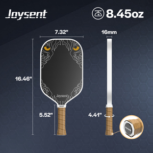 Ben johns pickleball mái chèo eva 4S lõi | T700 sợi carbon bề mặt mờ + PP lõi tổ ong - Product Image 2