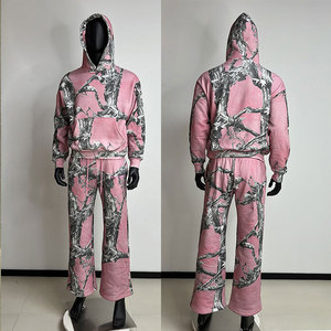 Econex Sports Pour Homme Worldwide Cupid Print Windproof Lightweight Polyester/Cotton 2 1 Hooded Sweatshirt Full Tracksuit - Product Image 5