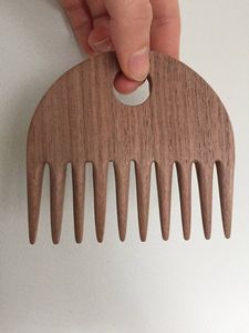 Peigne de poche en bois naturel, écologique, religieux, mini, fait main, pour cheveux et barbe, pour le coiffage quotidien - Product Image 4