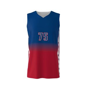 Camisetas de Baloncesto Sublimadas de Primera Calidad, Clásicas, de Dos Tonos, con Degradado Minimalista y Diseño Limpio, Directamente del Proveedor - Product Image 1