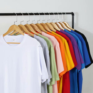 Impresión personalizada bordado en blanco liso 100% algodón Unisex hombres mujeres bolsillo camiseta - Product Image 1