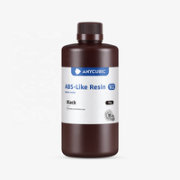 Resin Mirip ABS V2 Kekuatan Tinggi & Ketangguhan Tinggi, Dapat Dicuci dengan Air & Resin UV Rendah Bau untuk Printer 3D LCD Resin