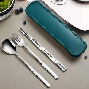 Stainless Steel Cutlery Set Spoon Fork Knife Silverware Tableware Dinner <b>Flatware</b> Set for Home Hotel Restaurant - Product Image 3