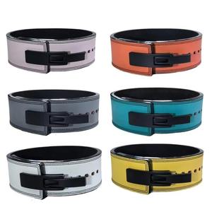 Ceinture de musculation en cuir avec logo personnalisé pour hommes, entraînement de force, squat, levage de poids, gym - Product Image 1